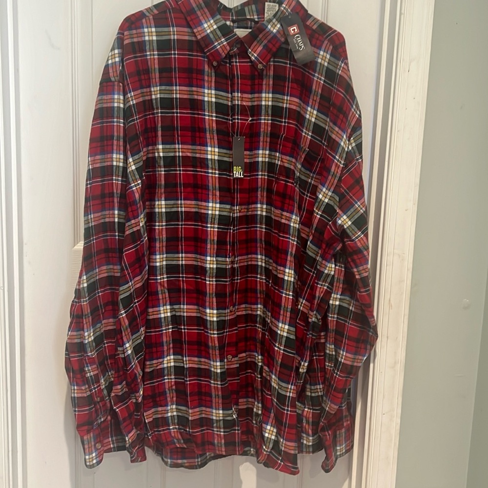 Chaps Plaid button up